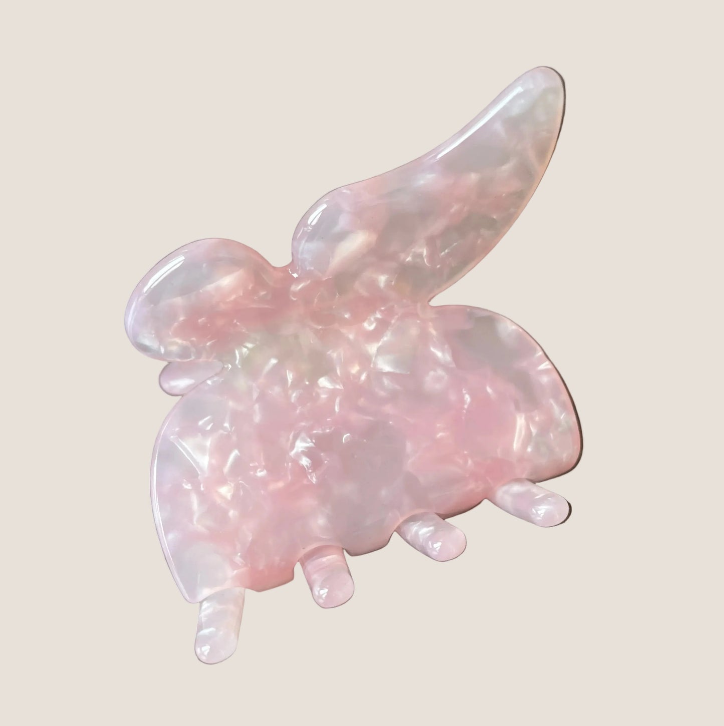 Pink Butterfly Hair Claw
