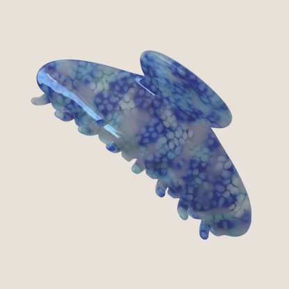 Ocean Blue Long Hair Claw