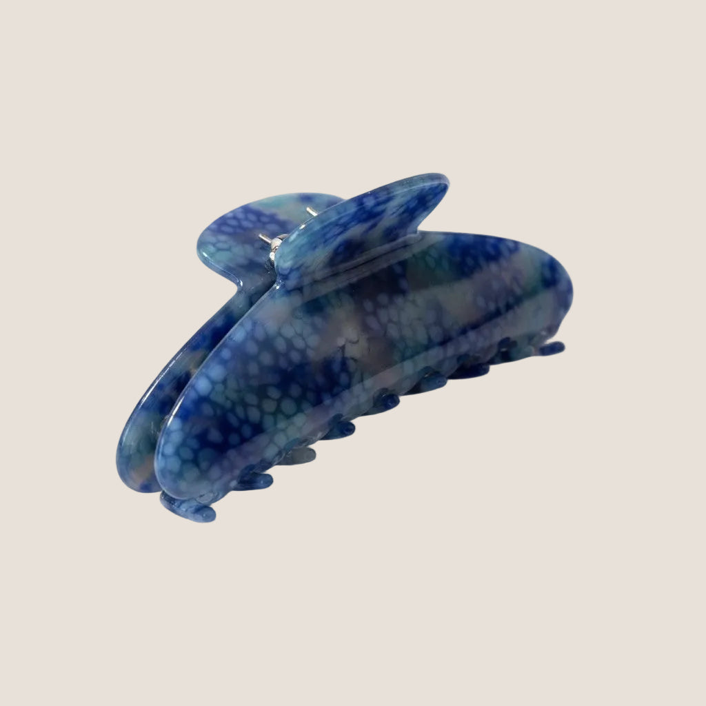 Ocean Blue Long Hair Claw