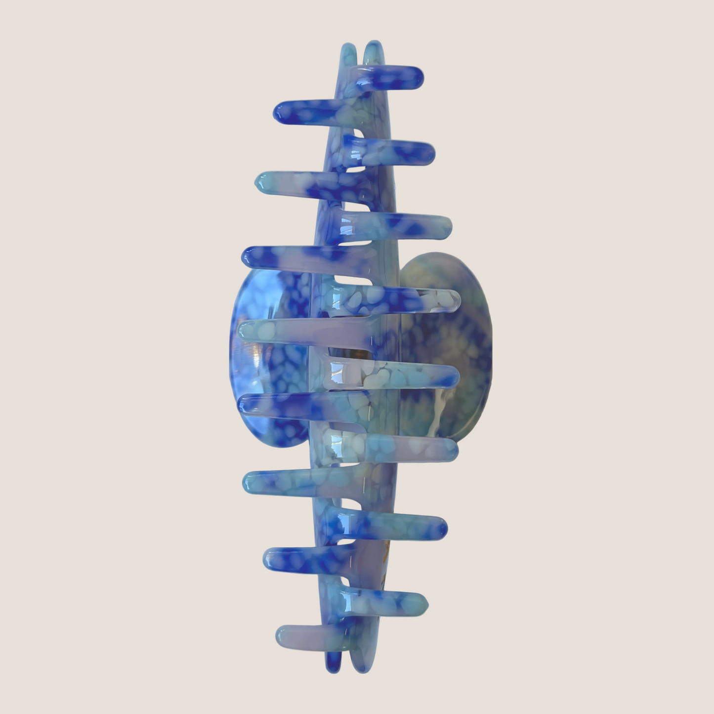 Ocean Blue Long Hair Claw