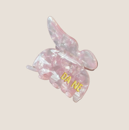 Pink Butterfly Hair Claw