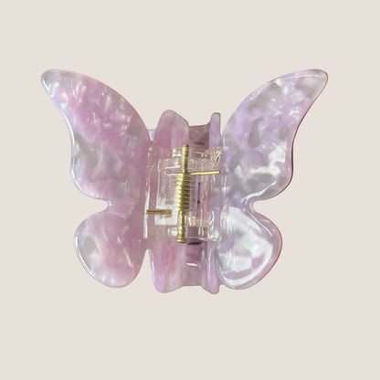 Purple Butterfly Hair Claw