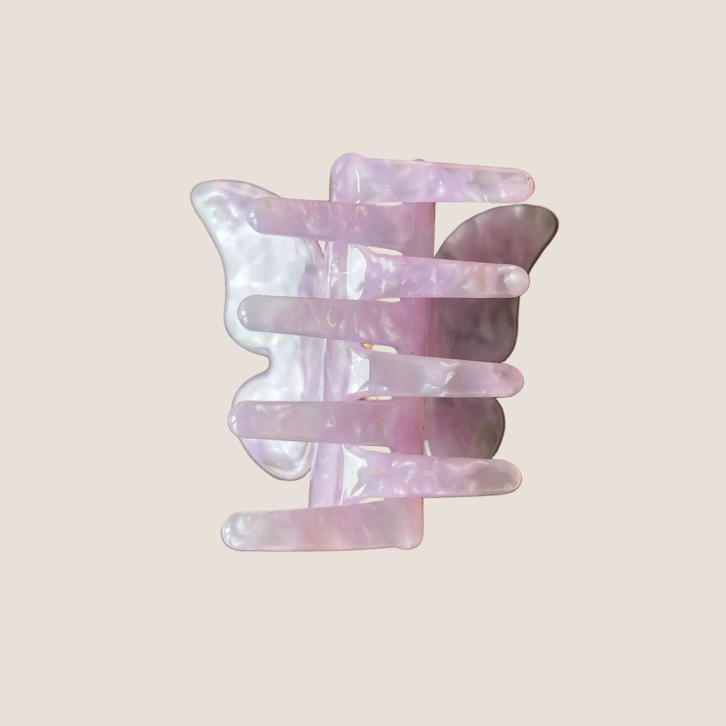 Purple Butterfly Hair Claw