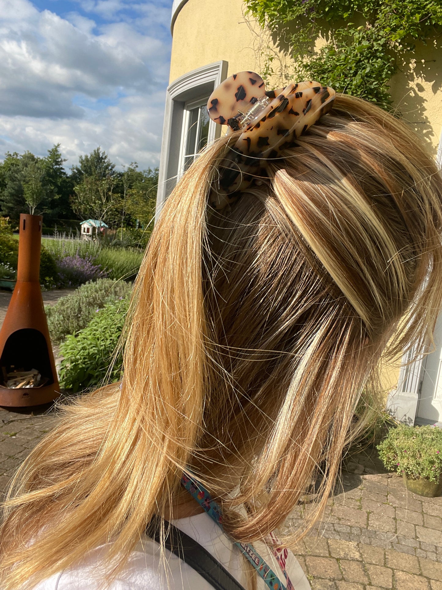 Herringbone Long Hair Claw