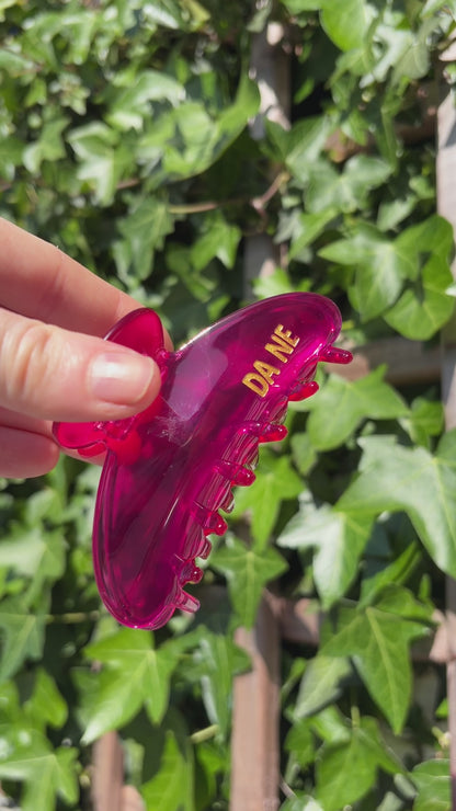 Pink Sheer Hair Claw