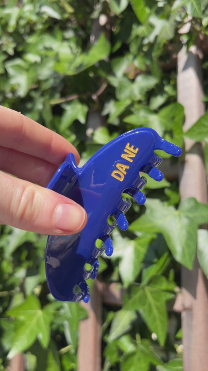 Navy Hair Claw